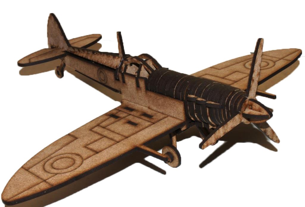 Cheatwell Games Construire Votre Propre 3D supmarine Spitfire Mark IX Puzzle 57 pièces 